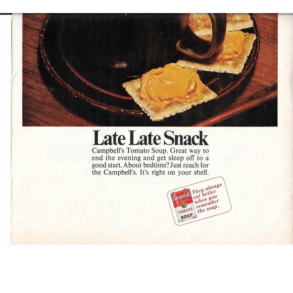 Vintage Print Ad 1965 Campbell's Tomato Soup - Picture 3 of 3
